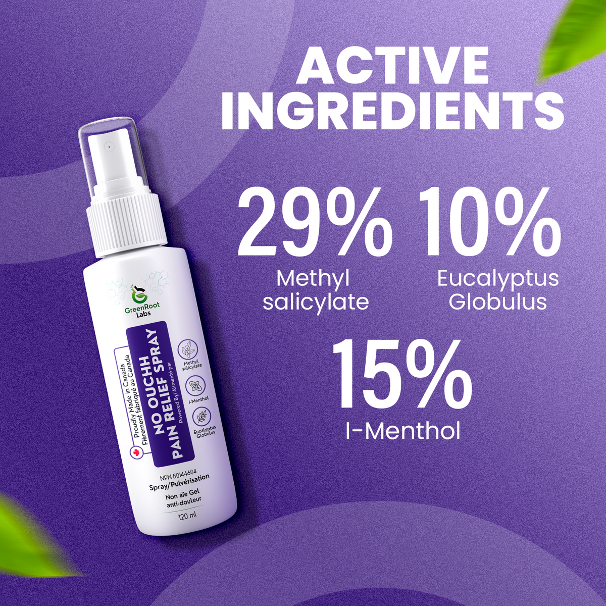 No ouchh Pain Relief Spray