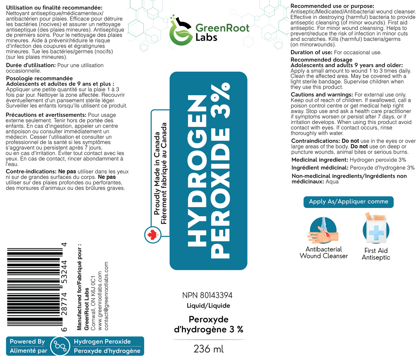Hydrogen Peroxide 3%